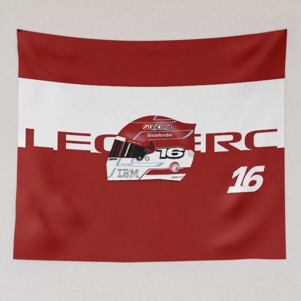 Item preview, Charles Leclerc F1 2026 Helmet Design designed and sold by Pink Polar F1.