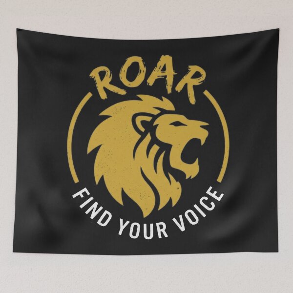Item preview, Roar Find Your Voice Lion designed and sold by Owcomm.