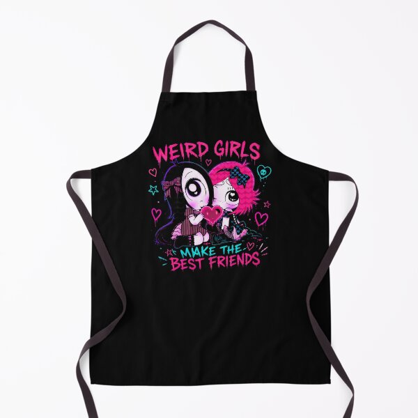 Item preview, Weird Girls Make The Best Friends Neon Goth Cute Aesthetic | Emo Kawaii Friendship Design designed and sold by IdentityThread.