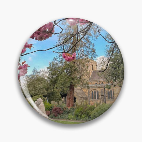 Item preview, Cherry Blossom near St Mary's Church, Ponteland designed and sold by Violaman.