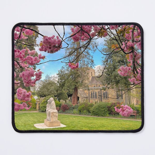 Item preview, Cherry Blossom near St Mary's Church, Ponteland designed and sold by Violaman.