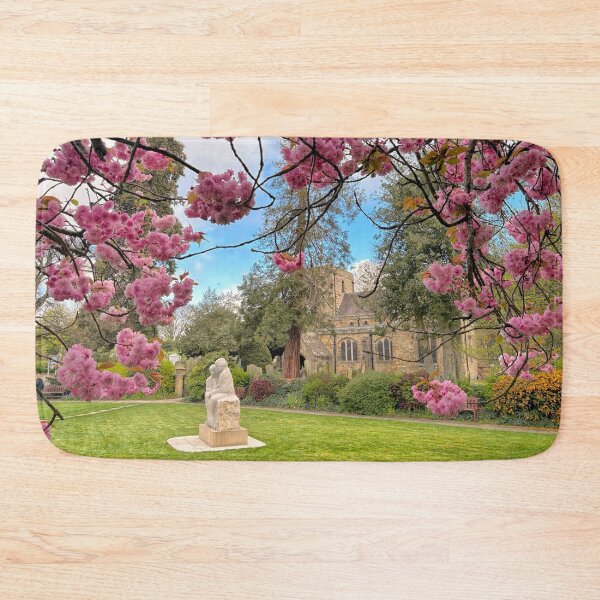 Item preview, Cherry Blossom near St Mary's Church, Ponteland designed and sold by Violaman.