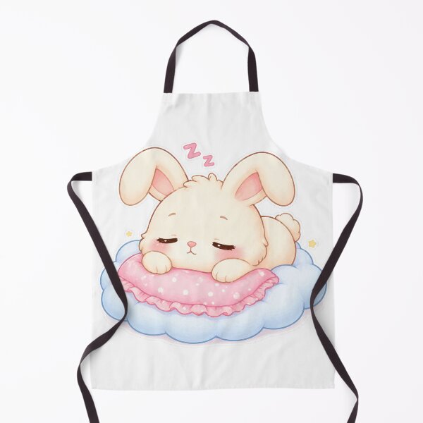 Item preview, Sleepy Cute Bunny Kawaii Cozy Mood Sticker Design designed and sold by Sadia  Jannat.