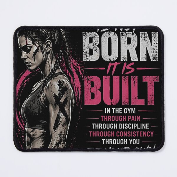 Item preview, Strong Is Not Born It Is Built Gym Shirt – Motivational Fitness Tank Top, Warrior Woman Workout Apparel, Discipline Mindset Tee designed and sold by MangadiDesigns.