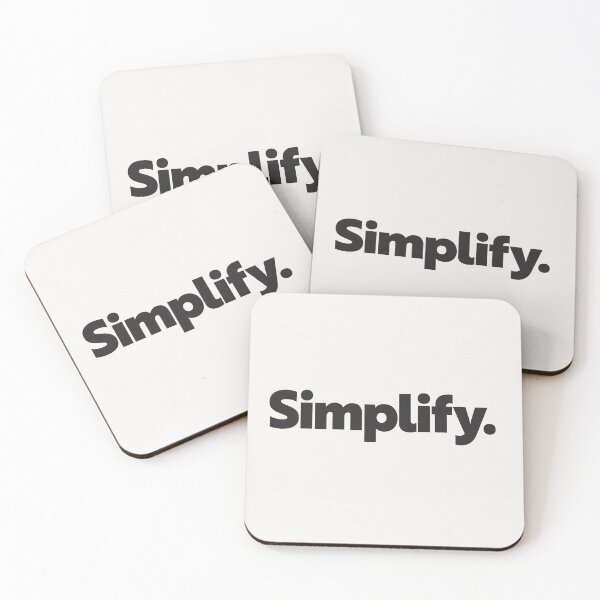 Item preview, Simplify | Minimalist Typography Design designed and sold by Guided by Voices.