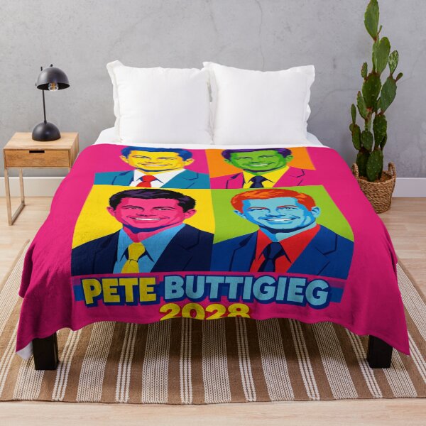 Item preview, Pete Buttigieg 2028 Pop Art Campaign Portrait designed and sold by Owcomm.