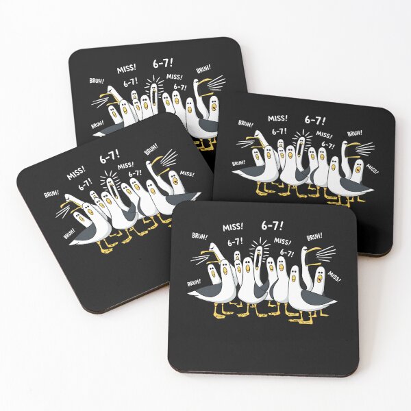 Item preview, Chaotic Gull Crowd With 6 7 Bruh Miss Humor designed and sold by margamPagenberg.