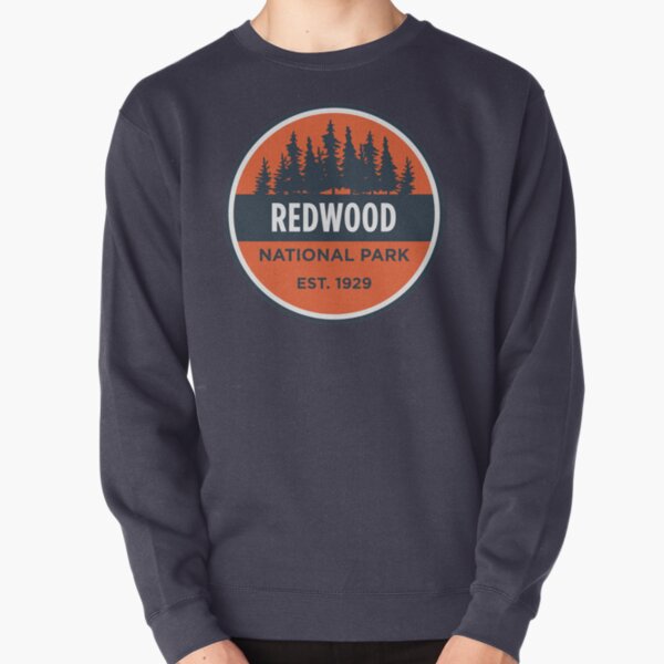 Redwood National Park Badge Pullover Sweatshirt