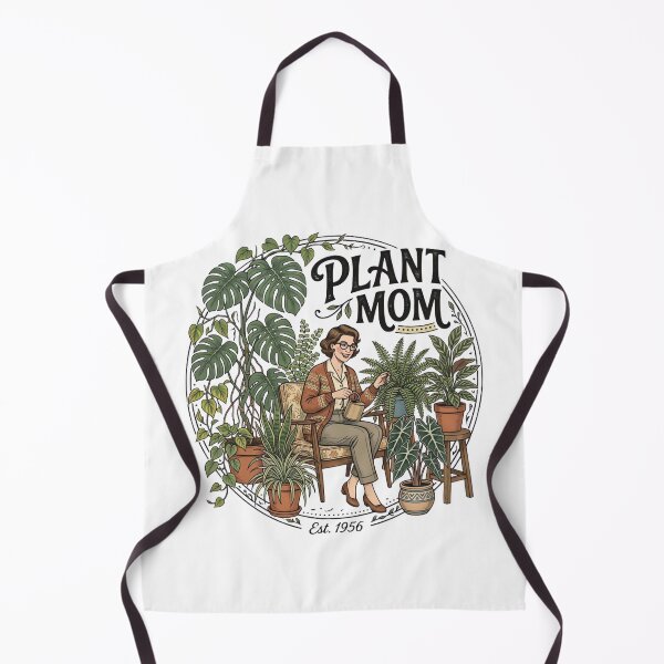 Item preview, Vintage Plant Mom Botanical Design Retro Houseplants Illustration designed and sold by urbinet.