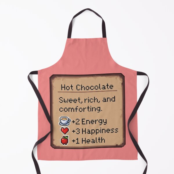 Item preview, Hot Chocolate Sweet, Rich, And Comforting +2 Energy +3 Happiness +1 Health RPG Gamer designed and sold by GrumpySableye.
