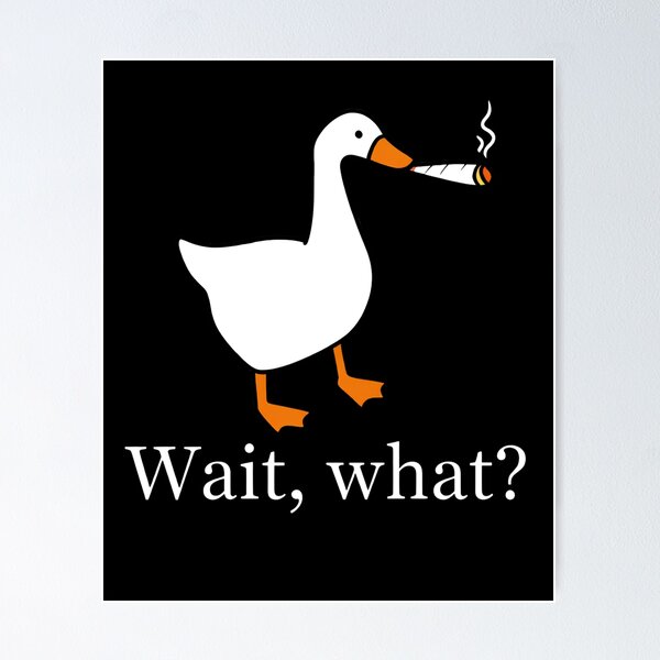 duck cigarette advert Duck Smoking Posters for Sale