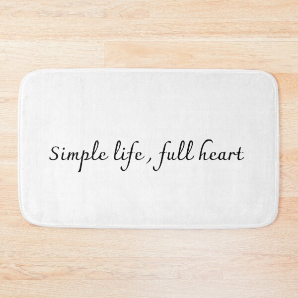 Item preview, Simple Life Full Heart Minimalist Aesthetic Design designed and sold by Yvisimplelife.