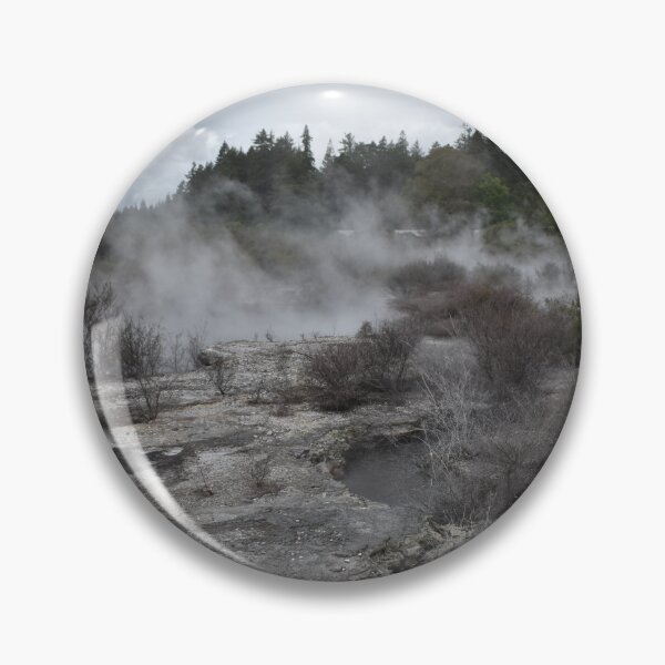 Item preview, Misty Geothermal Landscape designed and sold by getmybookstore.