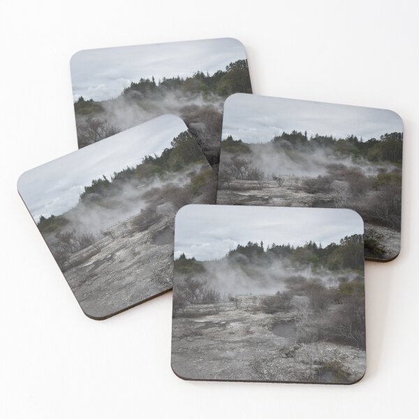 Item preview, Misty Geothermal Landscape designed and sold by getmybookstore.