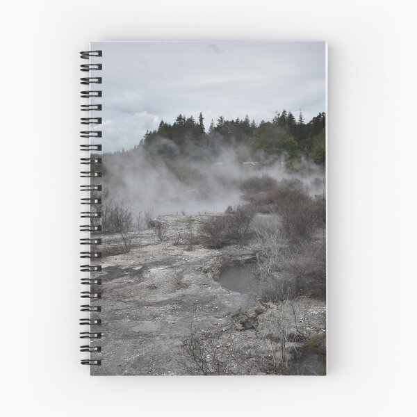 Item preview, Misty Geothermal Landscape designed and sold by getmybookstore.
