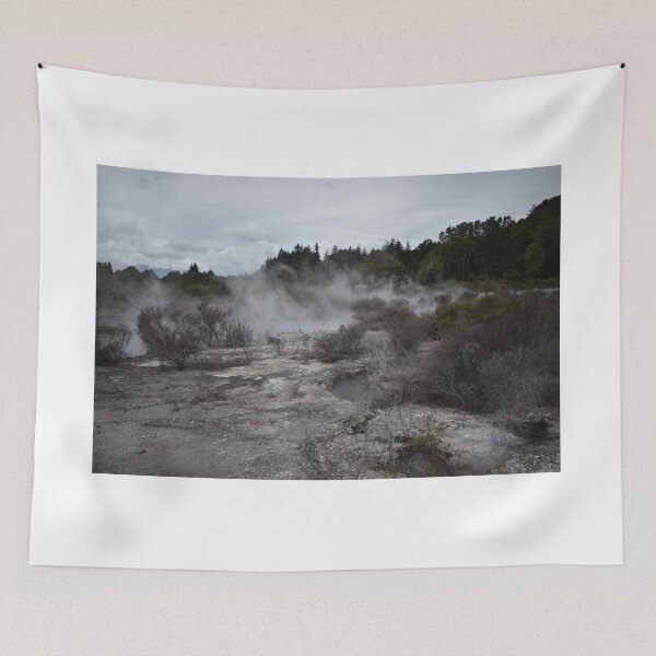 Item preview, Misty Geothermal Landscape designed and sold by getmybookstore.