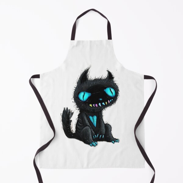 Item preview, Turquoise Void Cat Creepy Cute - Dark Magic Feline Art designed and sold by kitastylish.