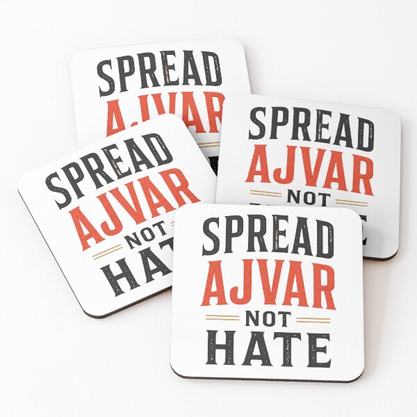 Item preview, Spread Ajvar Not Hate Funny Balkan Food Quote designed and sold by JackCurtis1991.