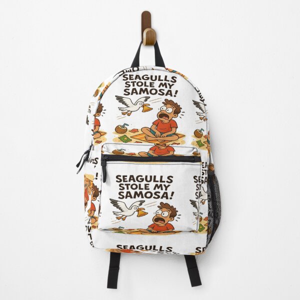 Item preview, Seagulls Stole My Samosa Funny Goa Beach – Indian Street Food Humor Vacation Design designed and sold by Globalcitytees.