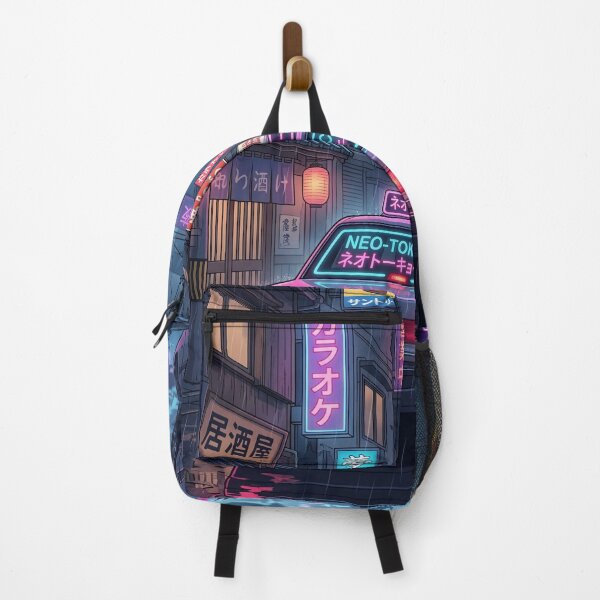 Item preview, Cyberpunk Neo Tokyo Taxi Rainy Neon Night Retro Vaporwave Art designed and sold by UltimateJapan.