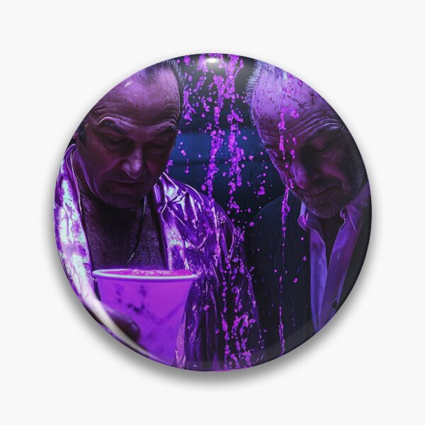 Item preview, Crossover Tony Soprano Hannibal Lecter Purple Chemical Splas designed and sold by WockWave.