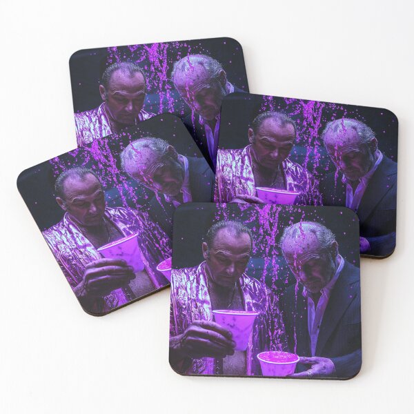 Item preview, Crossover Tony Soprano Hannibal Lecter Purple Chemical Splas designed and sold by WockWave.