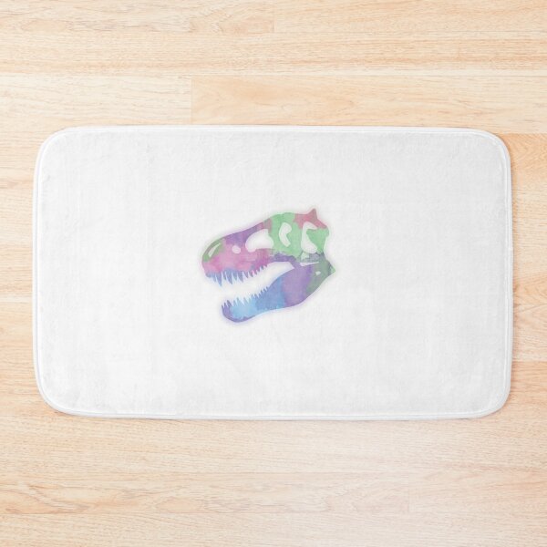 Item preview, T-Rex Watercolor Silhouette – Prehistoric Dinosaur Skull Art | Soft Grunge Pastel Design designed and sold by Grimtech Workshop.