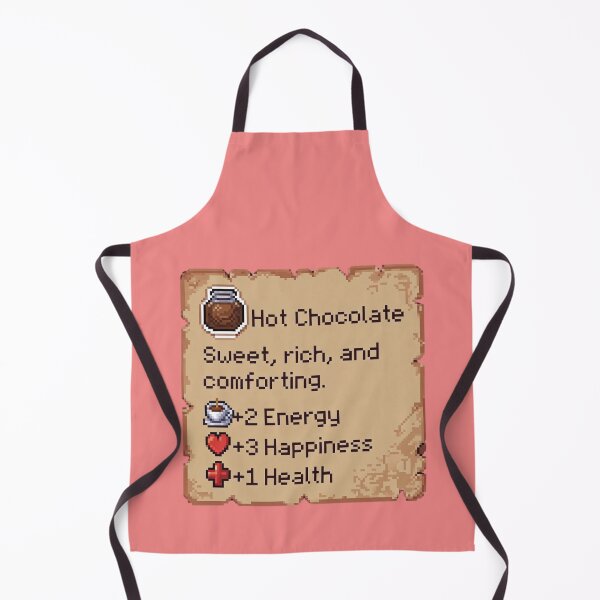 Item preview, Hot Chocolate Sweet, Rich, And Comforting. +2 Energy +3 Happiness +1 Health Gaming RPG Buff Drink designed and sold by GrumpySableye.