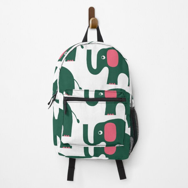 Item preview, Green and pink elephant designed and sold by Weedvana.