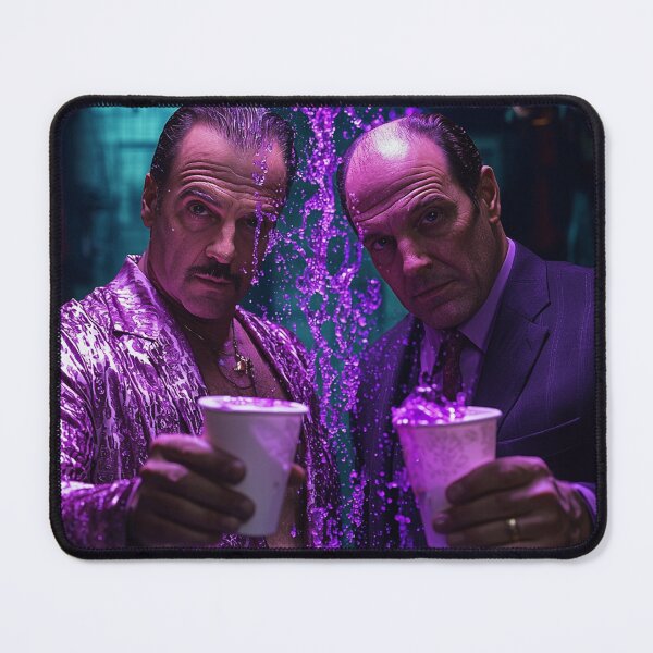 Item preview, Crossover Tony Soprano Hannibal Lecter Cinematic Purple Spla designed and sold by WockWave.