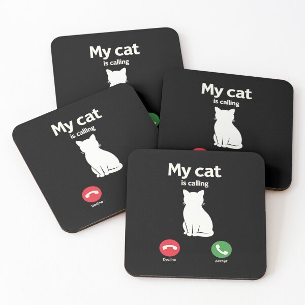 Item preview, My Cat Is Calling Funny Cat Quote Design designed and sold by SoftSproutstu.