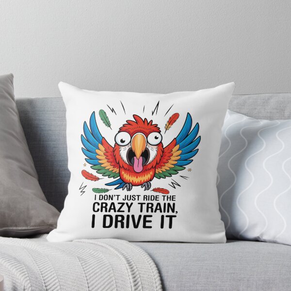 Item preview, Intense Crazy Parrot Graphic - Bold Funny Bird Art designed and sold by ArthousePromos.