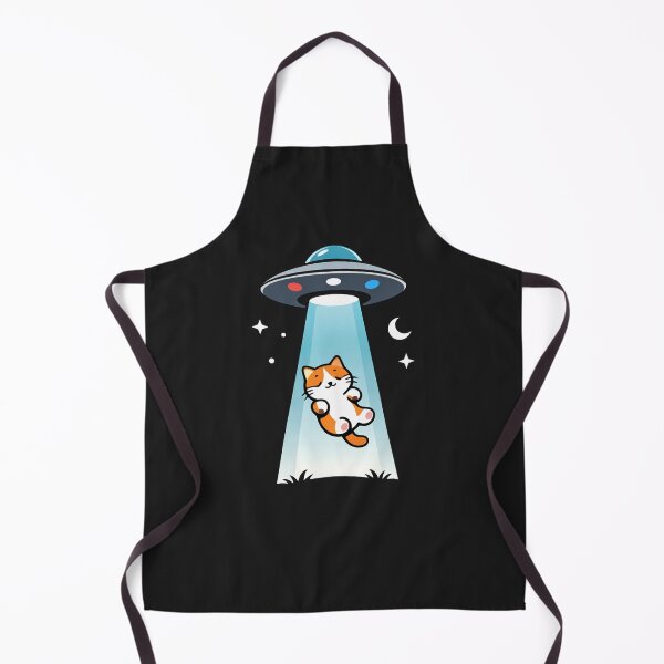 Item preview, Meow Space Abduction Adorable Cat Being Beam Up by UFO designed and sold by Owcomm.