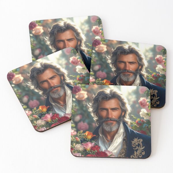 Item preview, Silver Fox Gentleman with Roses designed and sold by Atelier Éternelle.