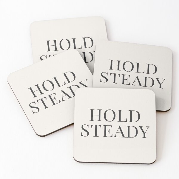 Item preview, Hold Steady Minimalist Typography Shirt – Calm Aesthetic Sweatshirt designed and sold by BestVarieties.