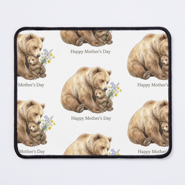 Item preview, Brown Bear - Happy Mothers Day designed and sold by Tiffany Roy.