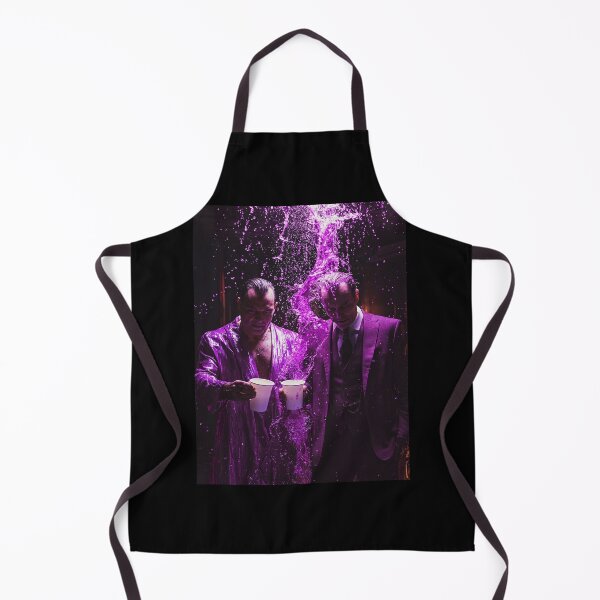 Item preview, Crossover Tony Soprano Hannibal Lecter Purple Drip Art Print designed and sold by WockWave.