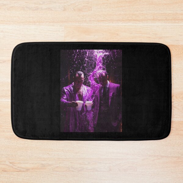 Item preview, Crossover Tony Soprano Hannibal Lecter Purple Drip Art Print designed and sold by WockWave.