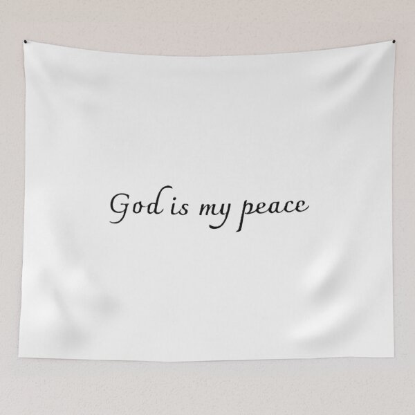 Item preview, God Is My Peace Minimalist Faith Aesthetic Design designed and sold by Yvisimplelife.