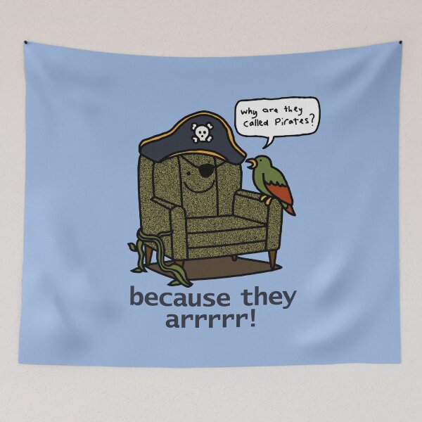 Item preview, Funny Pirate Jokes designed and sold by ellenhenry.