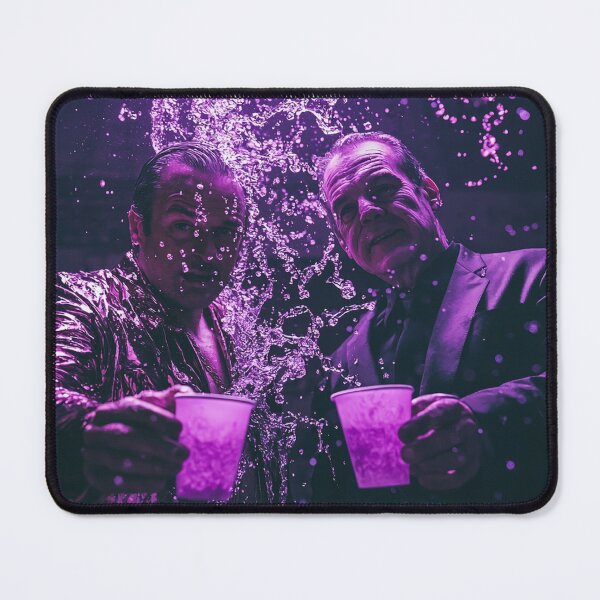 Item preview, Crossover Tony Soprano Hannibal Lecter Purple Splash Pop Art designed and sold by WockWave.
