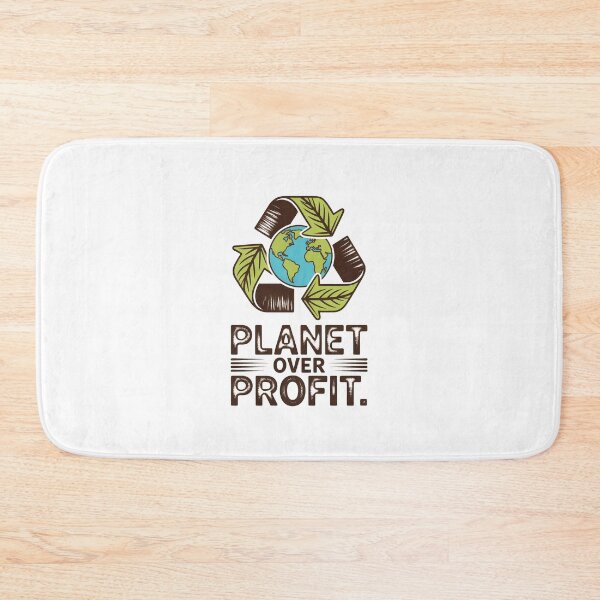 Item preview, Planet Over Profit | Eco Warrior Shirt | Earth Day Block Print Design | Sustainable Fashion designed and sold by Prithbyshop.