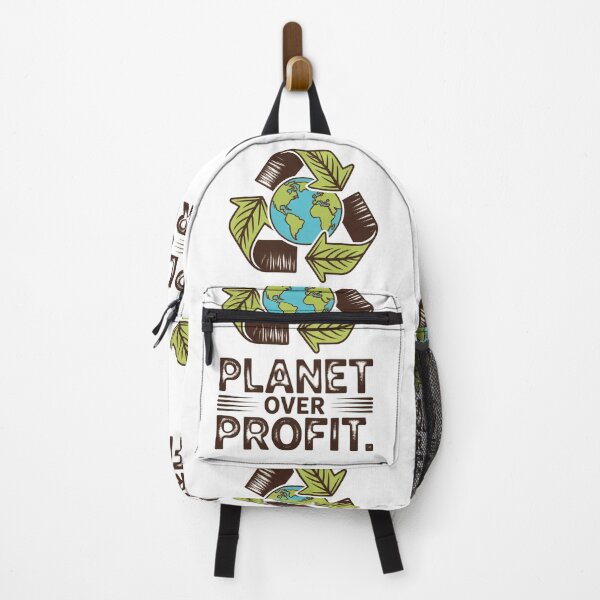 Item preview, Planet Over Profit | Eco Warrior Shirt | Earth Day Block Print Design | Sustainable Fashion designed and sold by Prithbyshop.