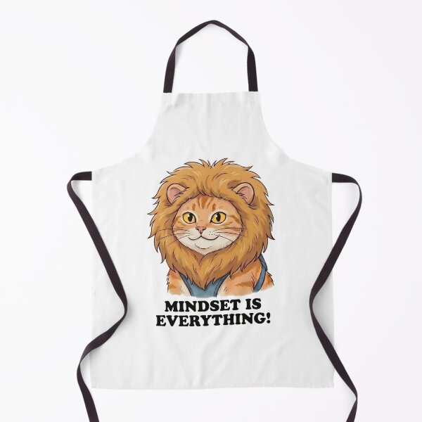 Item preview, Cat Lion - Mindset Is Everything Funny Quote designed and sold by Kuty Kootie.