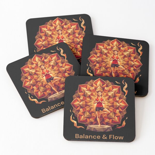Item preview, Balance & Flow - Geometric Yoga Mandala Art designed and sold by Mania Graphix.