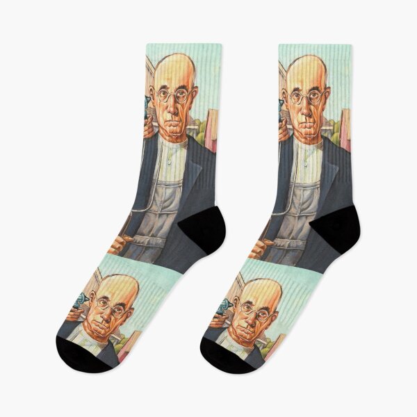 Item preview, American Gothic Doctor and Patient designed and sold by LisaHaney.