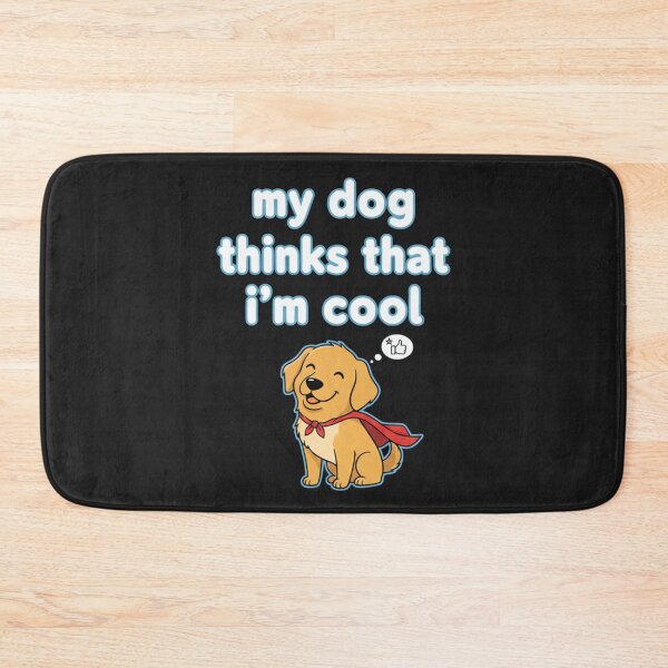 Item preview, My Dog Thinks That I'm Cool Cute Golden Retriever Superhero designed and sold by Owcomm.