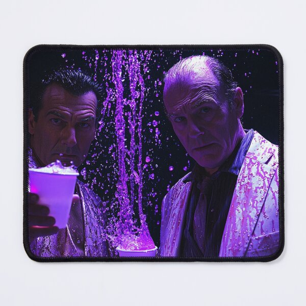 Item preview, Crossover Tony Soprano Hannibal Lecter Purple Splash Pop Art designed and sold by WockWave.