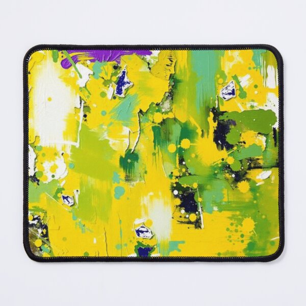 Item preview, Abstract Green & Yellow Matte  designed and sold by KAVRAO.