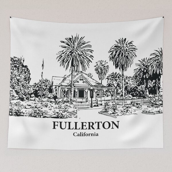 Item preview, Fullerton - California designed and sold by Lakeric Cityscapes.